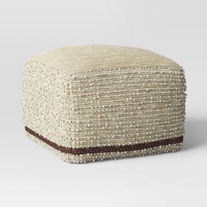 Threshold Square Boucle Pouf